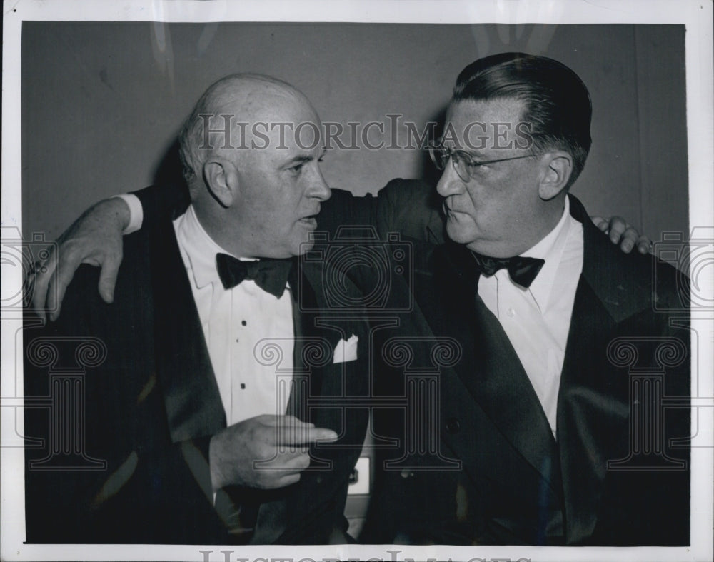 1952 Press Photo John F. Collins And Walter O&#39;malley - Historic Images