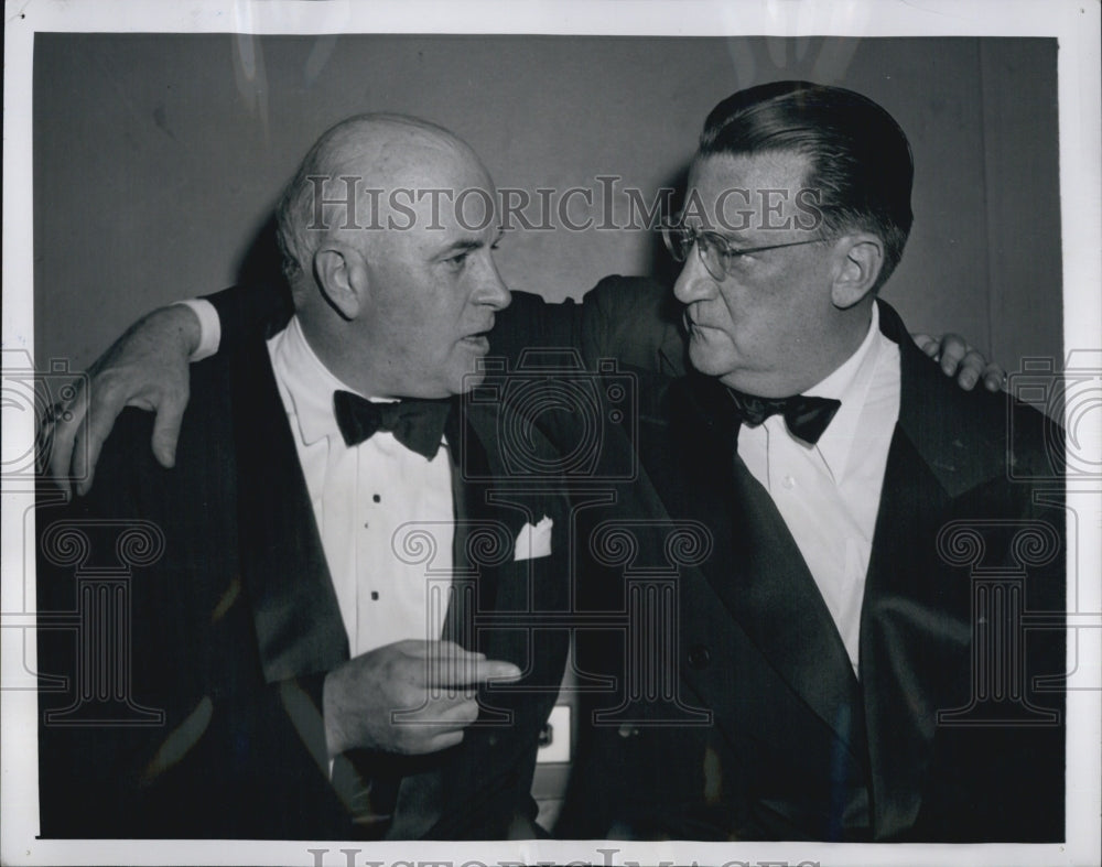 1952 Press Photo John F. Collins And Walter O'malley - Historic Images