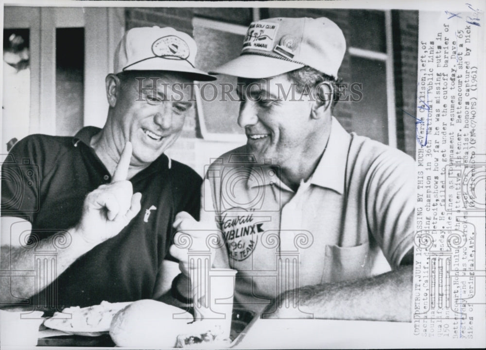 1961 Press Photo Verne Callison, Golfer - Historic Images