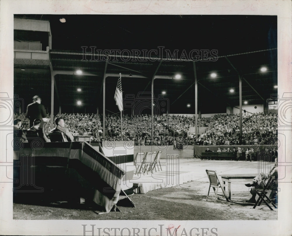 Press Photo Circa 1950s Al Lopez Field Minor League Baseball Stadium Tampa - Historic Images