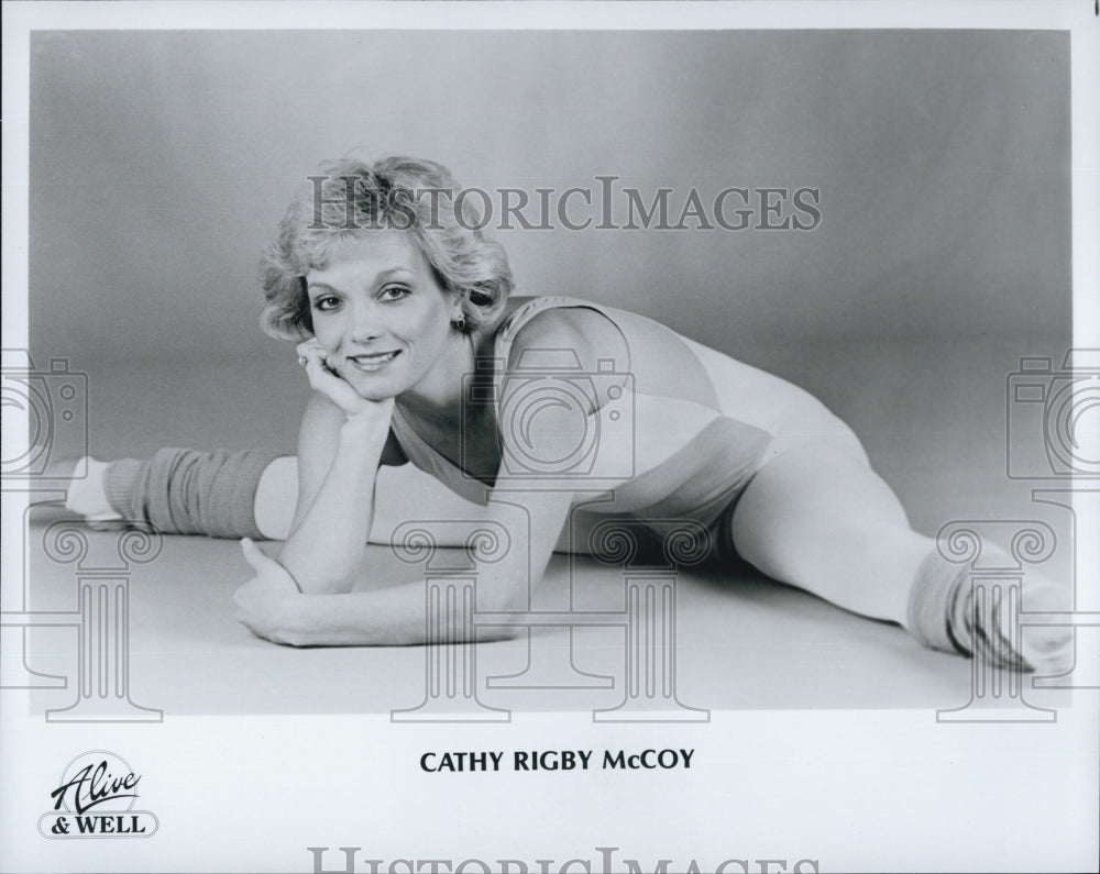 Press Photo Cathy Rigby McCoy, Gymnast - Historic Images