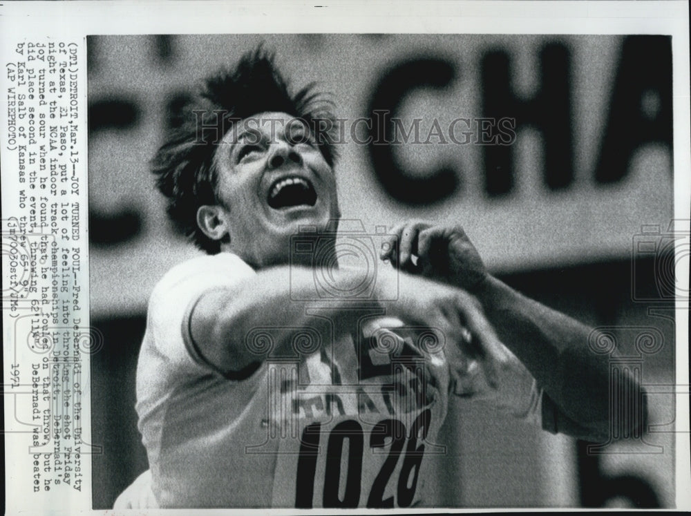 1971 Press Photo Fred Debernadi - Historic Images