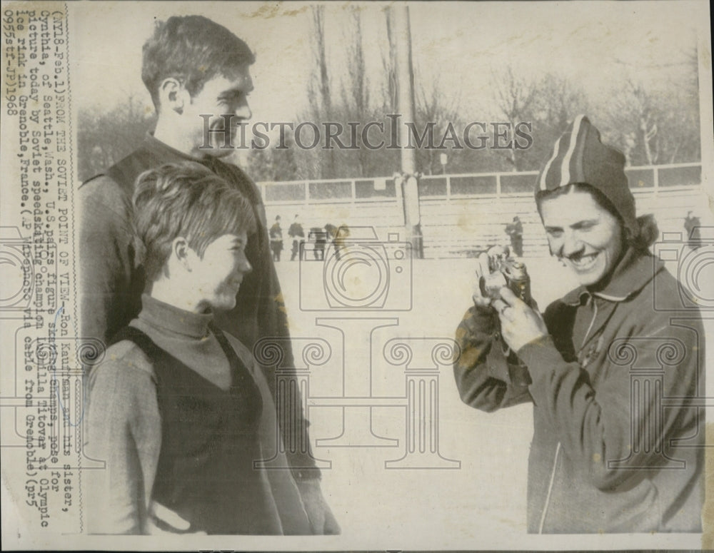 1968 Press Photo Ron And Cynthia Kauffman - Historic Images