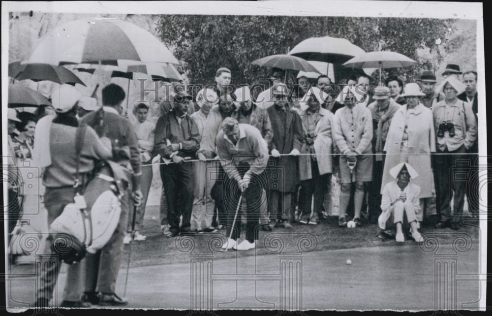 1966 Press Photo Al Besselink Golf Player bob Hope Desert Classic - Historic Images