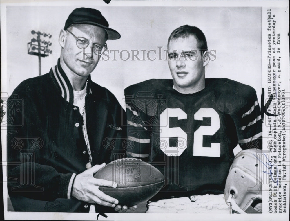 1961 Press Photo Dick Colman And Edwin Weihenmayer - Historic Images