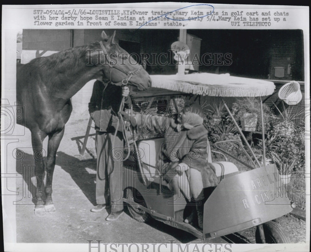 1966 Press Photo Mary Keim - Historic Images