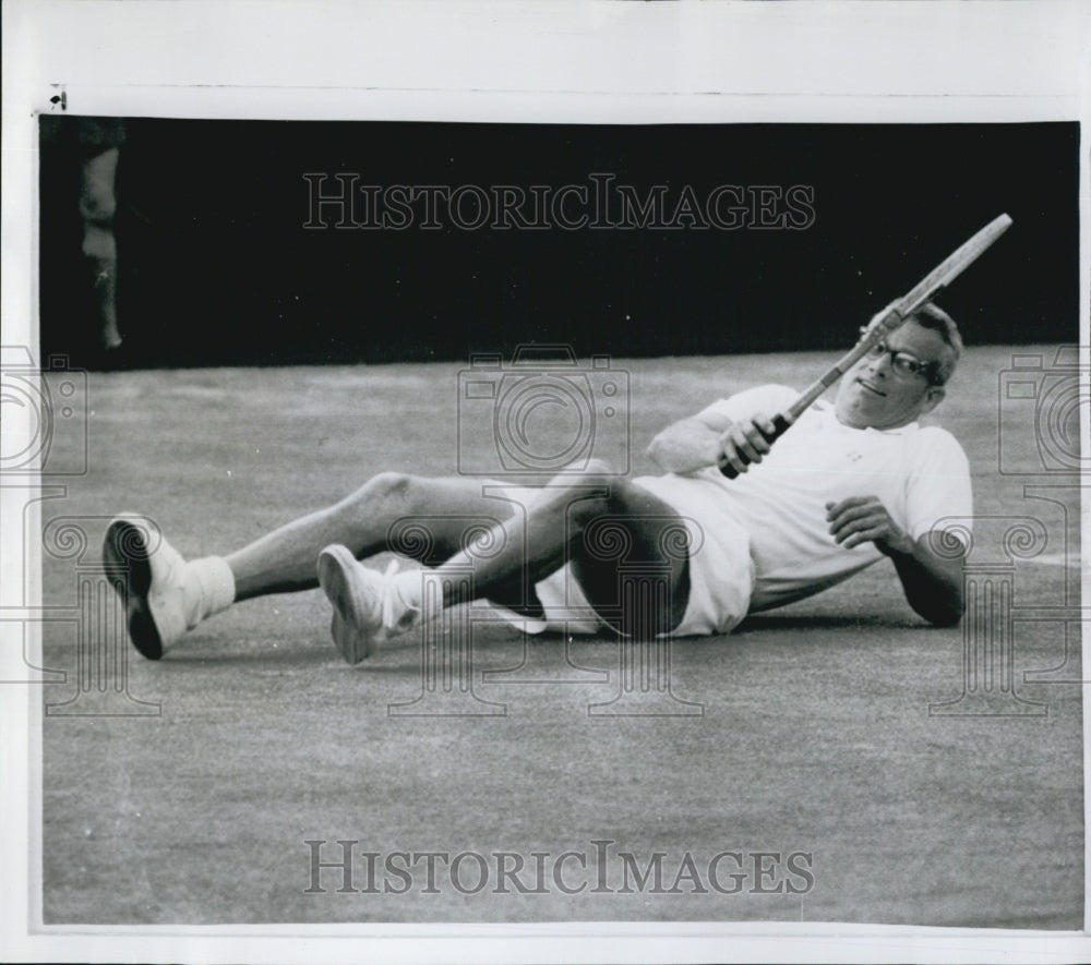 1959 Press Photo Gardner Mulloy Wimbledon Tennis Tournament - Historic Images