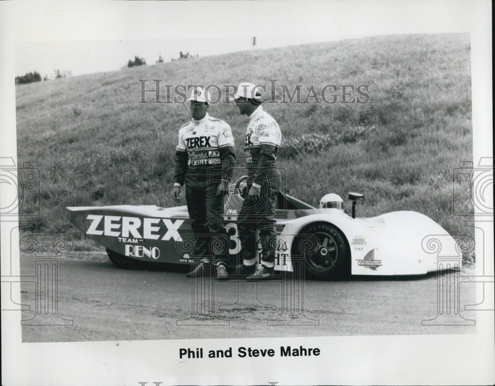 1983 Press Photo Phil and Steve Mahre, Race Car Drivers - Historic Images
