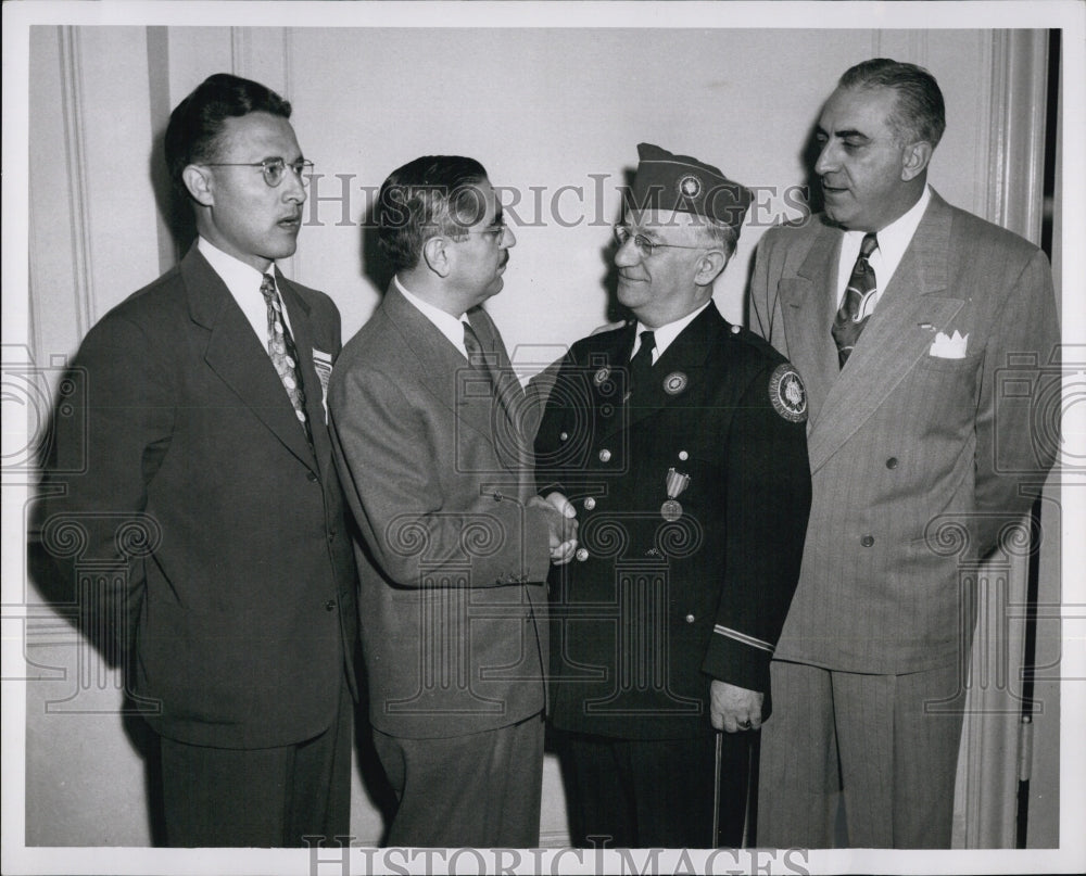 1950 Press Photo Italian American World War Vets Convention - Historic Images