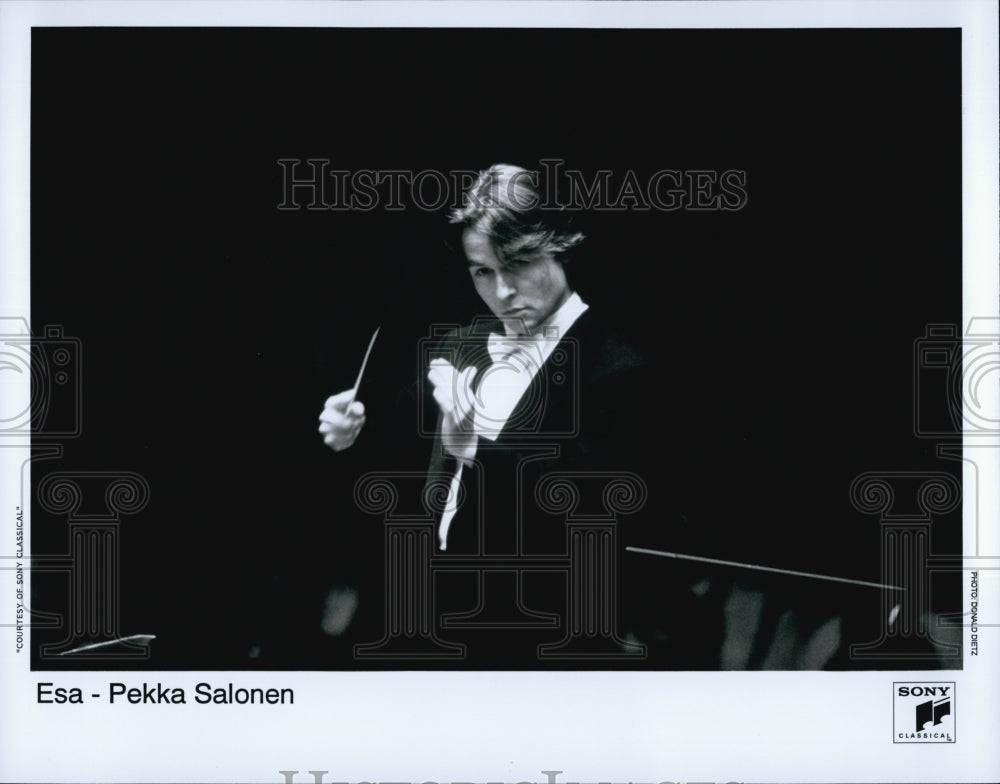 Press Photo Esa-Pekka Salonen Finnish Orchestral Conductor Composer - Historic Images