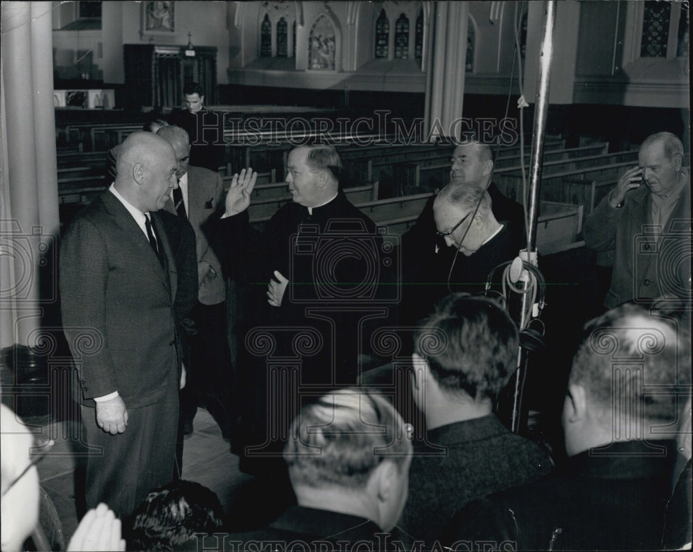 1963 producer director of &quot;The Cardinal&quot; Otto Preminger - Historic Images