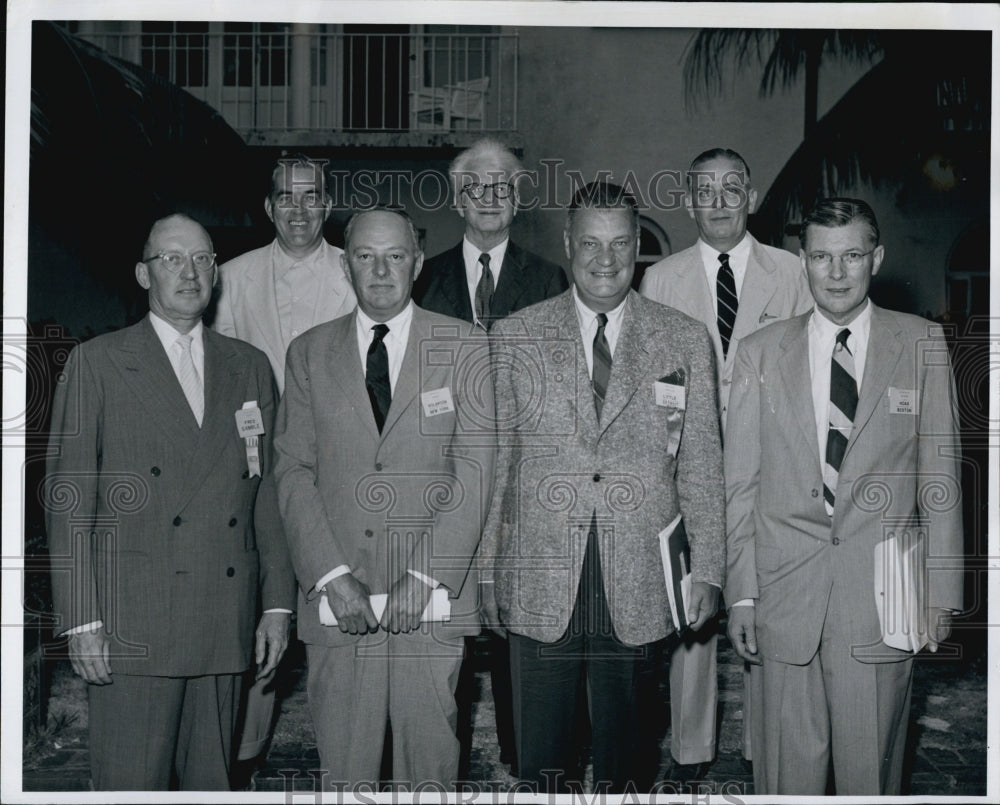 1955 Press Photo American Association of Advertising Agencies Pres Henry Little - Historic Images