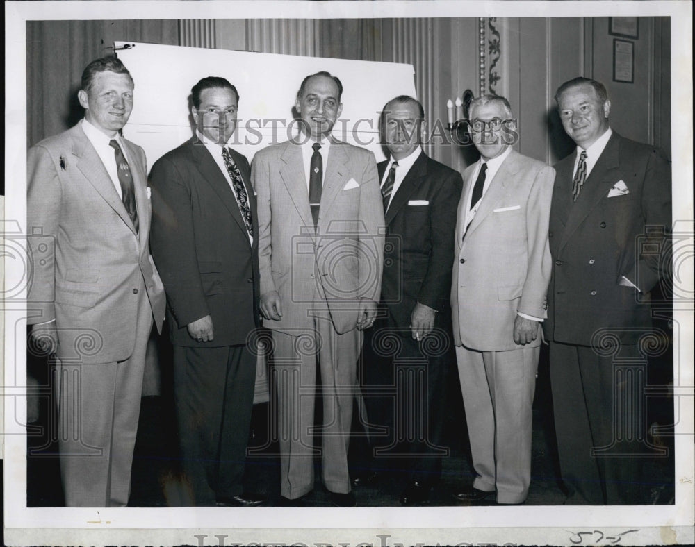 1953 Executives of Calvert Distillers Corp &amp; Distributors Ssalesmen - Historic Images