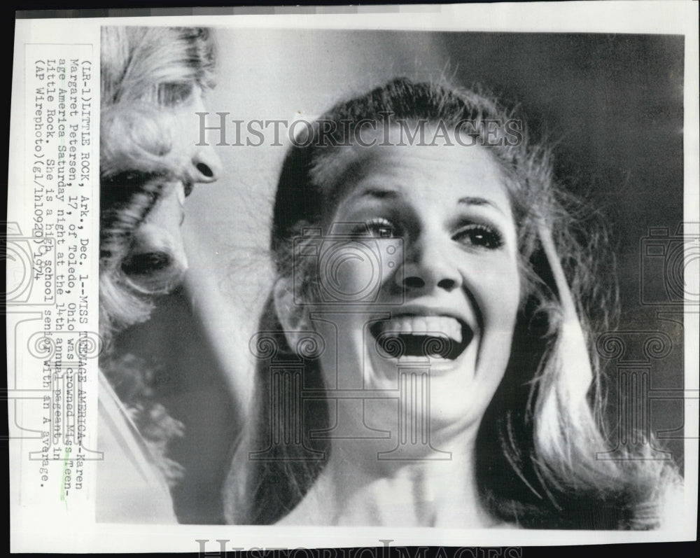 1974 Press Photo Margaret Petersen - Historic Images