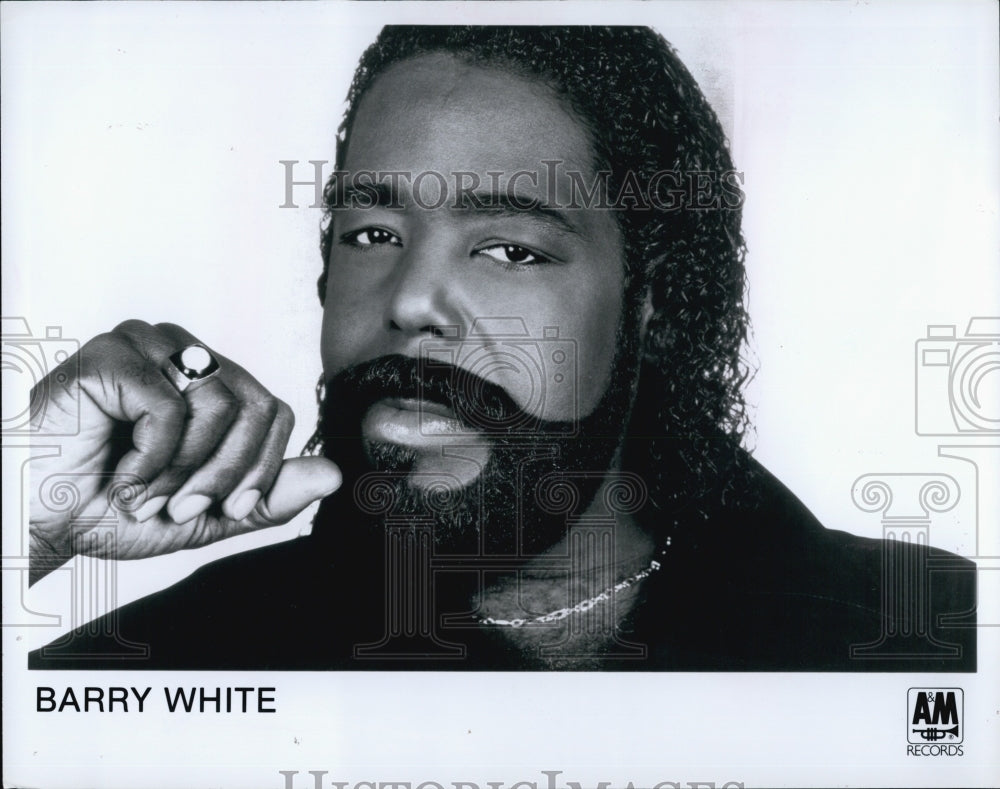 1993 Press Photo Singer Barry White - Historic Images