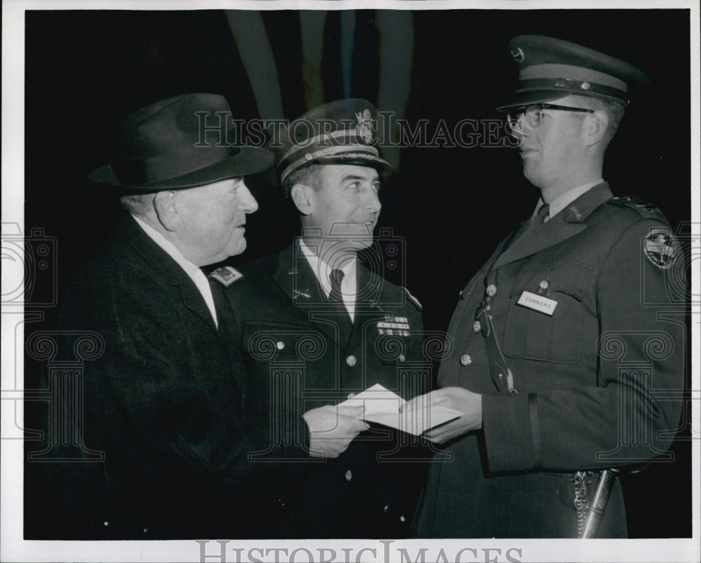 1958 Press Photo Boston College Annual Military Fall Review - Historic Images