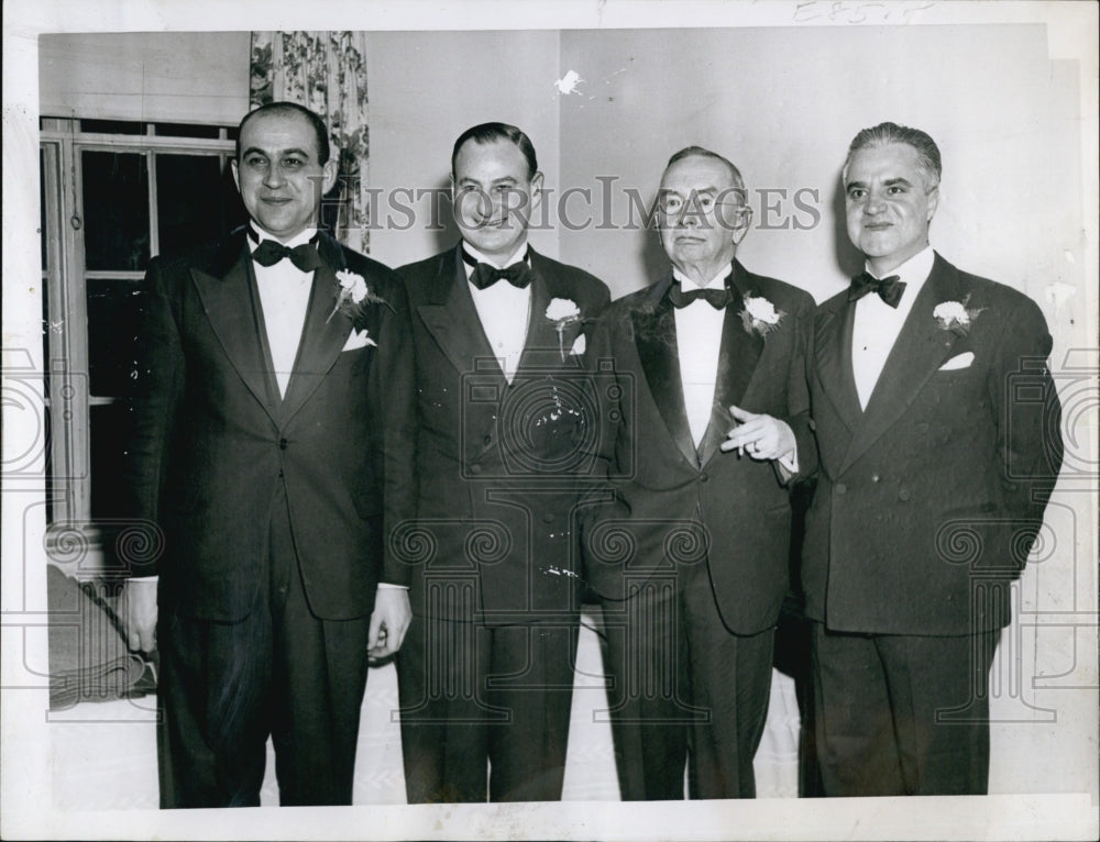 1946 Press Photo Anthony DiCicco, Samuel Cohen, Allan Buttrick, George Thompson - Historic Images