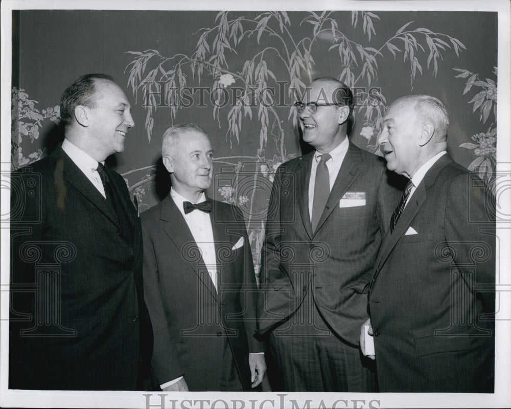 1960 Press Photo Frank Christian, George Allan, William Beard, Paul Swaffield - Historic Images