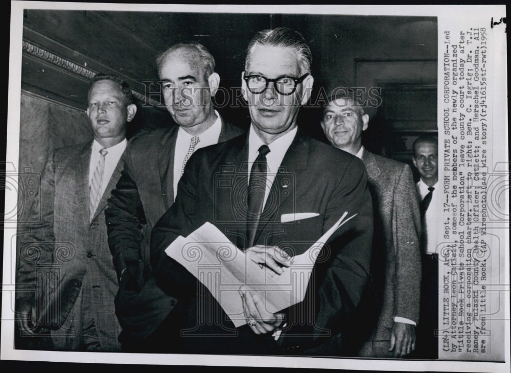 1958 Press Photo Leon Catlett - Historic Images