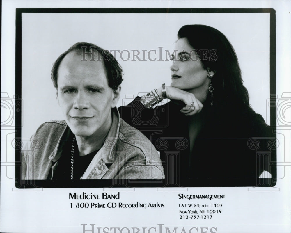 Press Photo Medicine Band - Historic Images