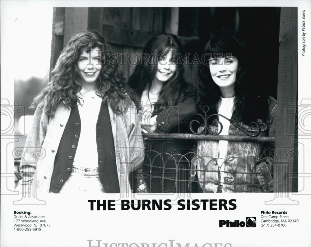 Press Photo The Burns Sisters - Historic Images