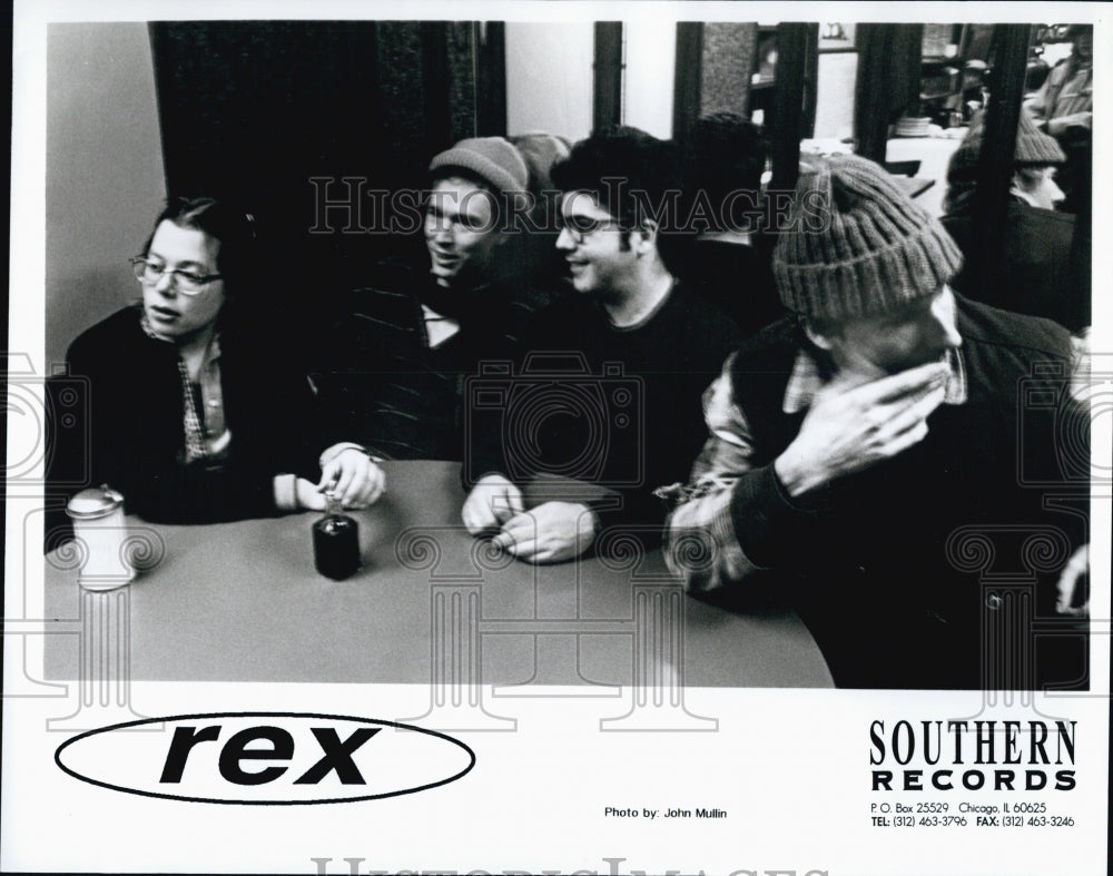 Press Photo COPY Group Photo Of REX Band - Historic Images