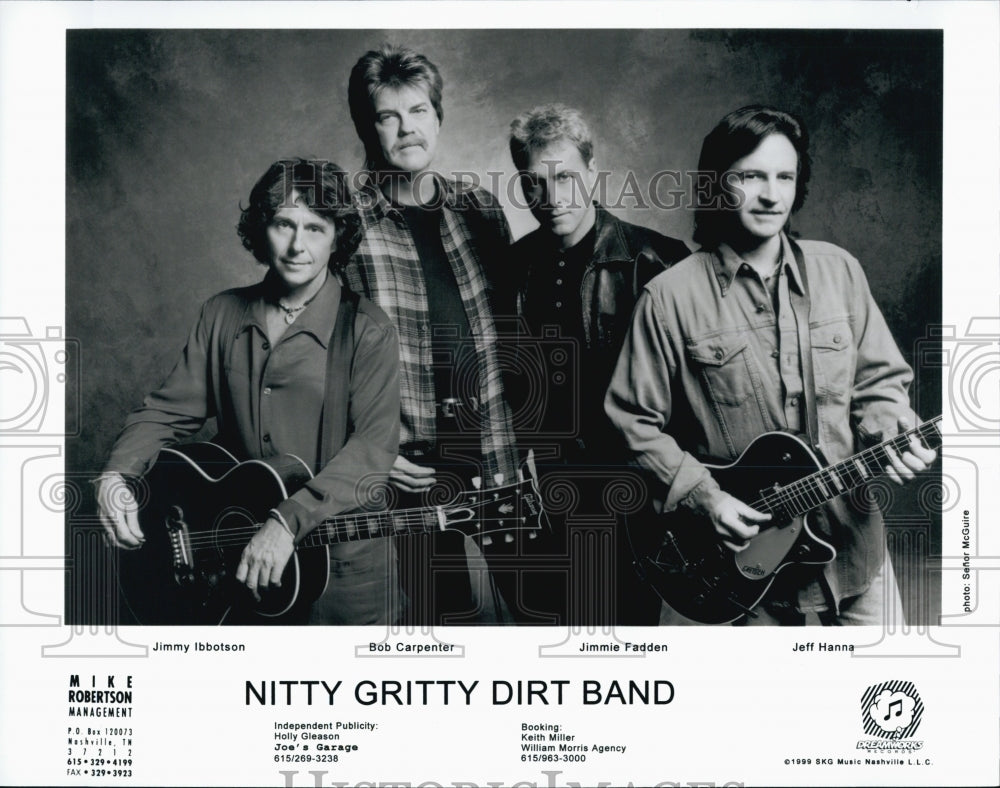 1999 Press Photo Nitty Gritty Dirt Band Country Folk Rock Dreamworks Records - Historic Images