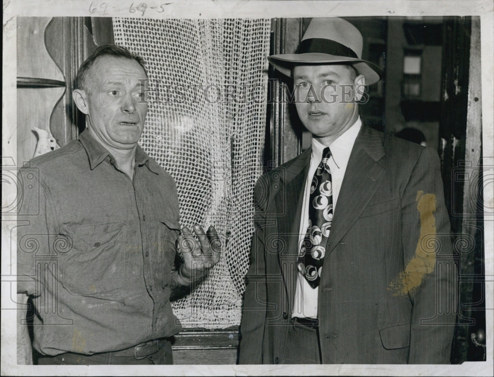 Press Photo Det. William Brady of Police - Historic Images