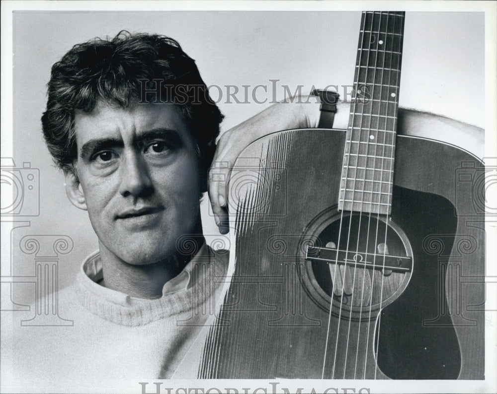 1985 Press Photo Lane Poor of Sound Of Music With Guitar - Historic Images