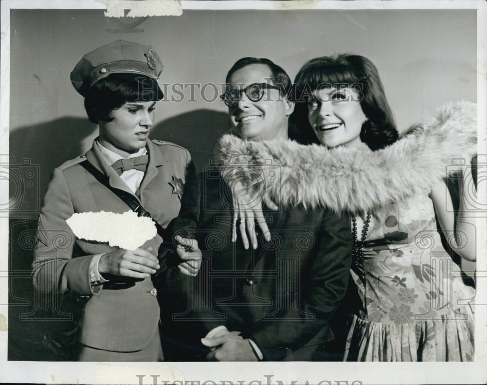 1967 Press Photo Actress Ann Prentiss & Bill Daniels in 