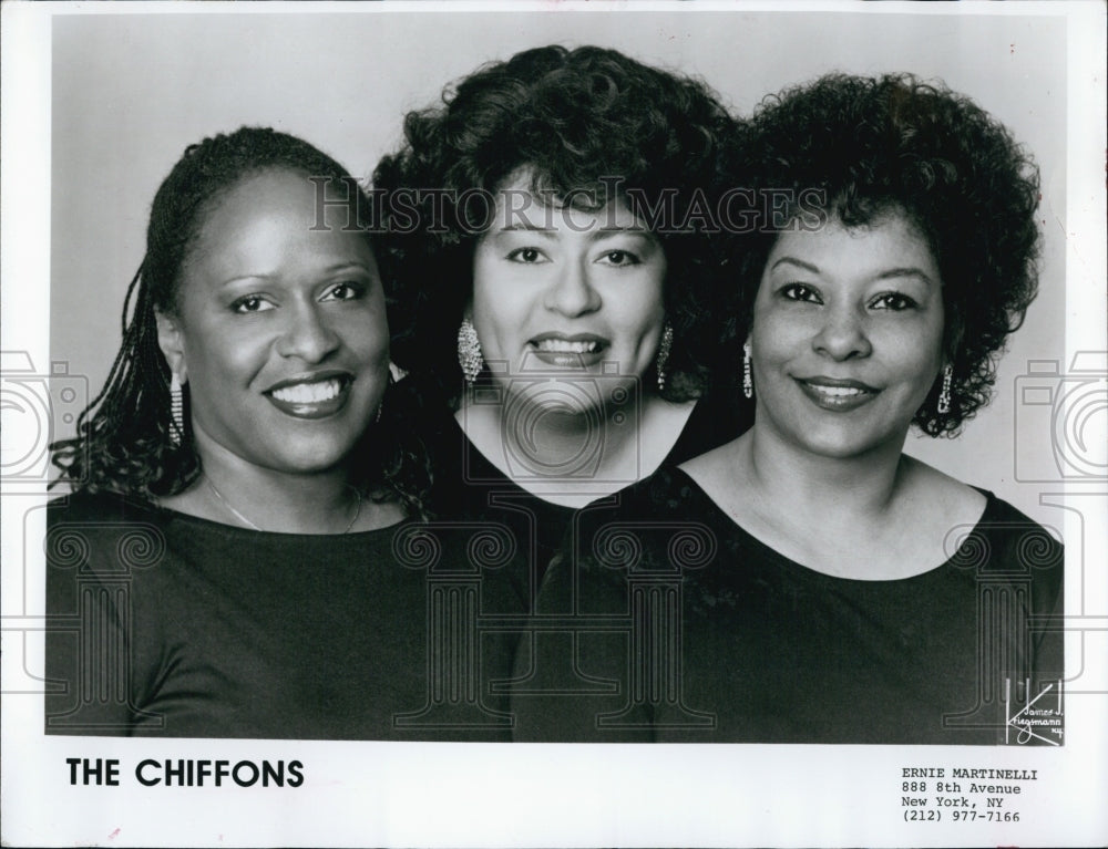 1990 Press Photo Musical Group The Chiffons - Historic Images