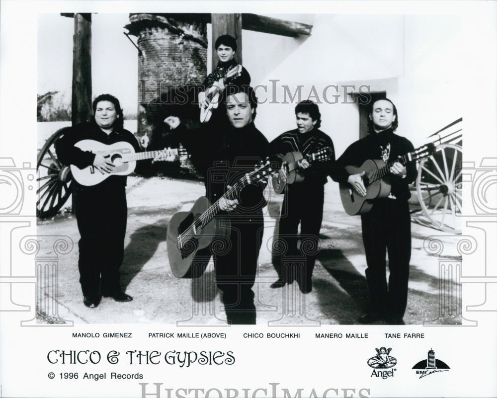 1996 Press Photo Chico And The Gypsies-Manolo/Patrick/Chico/Manero And Tane - Historic Images