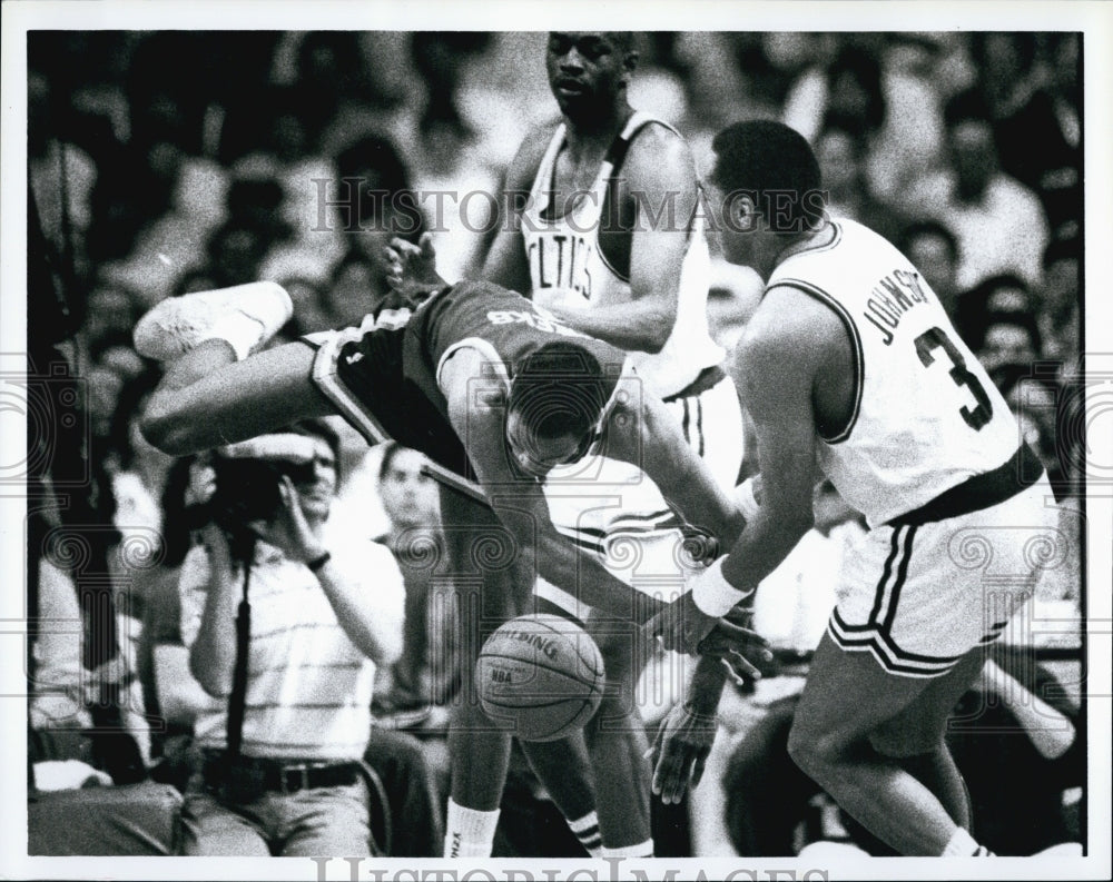 1990 Press Photo Maurice Cheeks - Historic Images