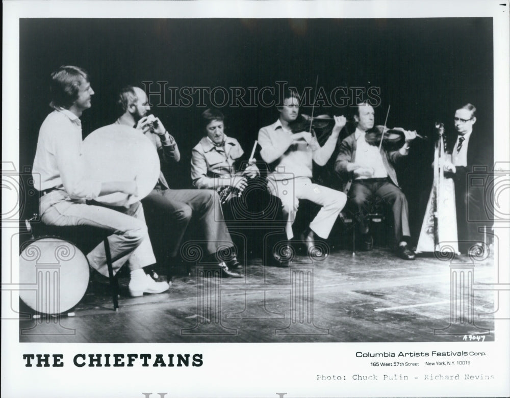 Press Photo The Chieftains Symphony Hall Concert in Boston University Celebrity - Historic Images