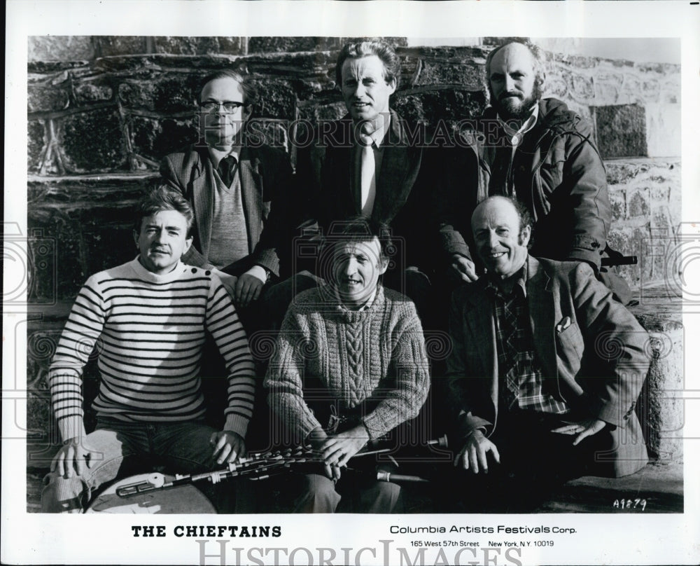 Press Photo The Chieftains,the most famous exponents of traditional Irish Music - Historic Images