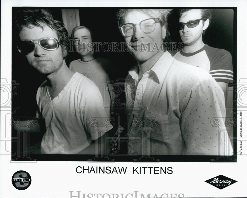 1996 Press Photo Chainsaw Kittens (Band) - Historic Images