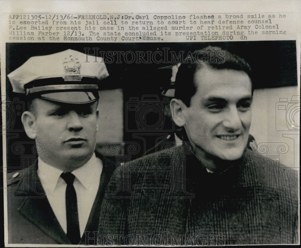 1966 Dr. Carl Coppolino Murder Trial Army Colonel William Farber - Historic Images