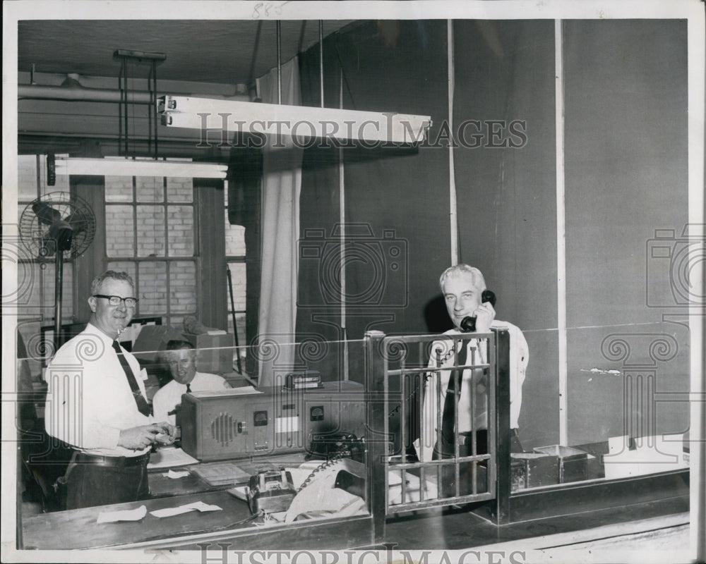 1961 Press Photo Somerville Police Headquarters - Historic Images