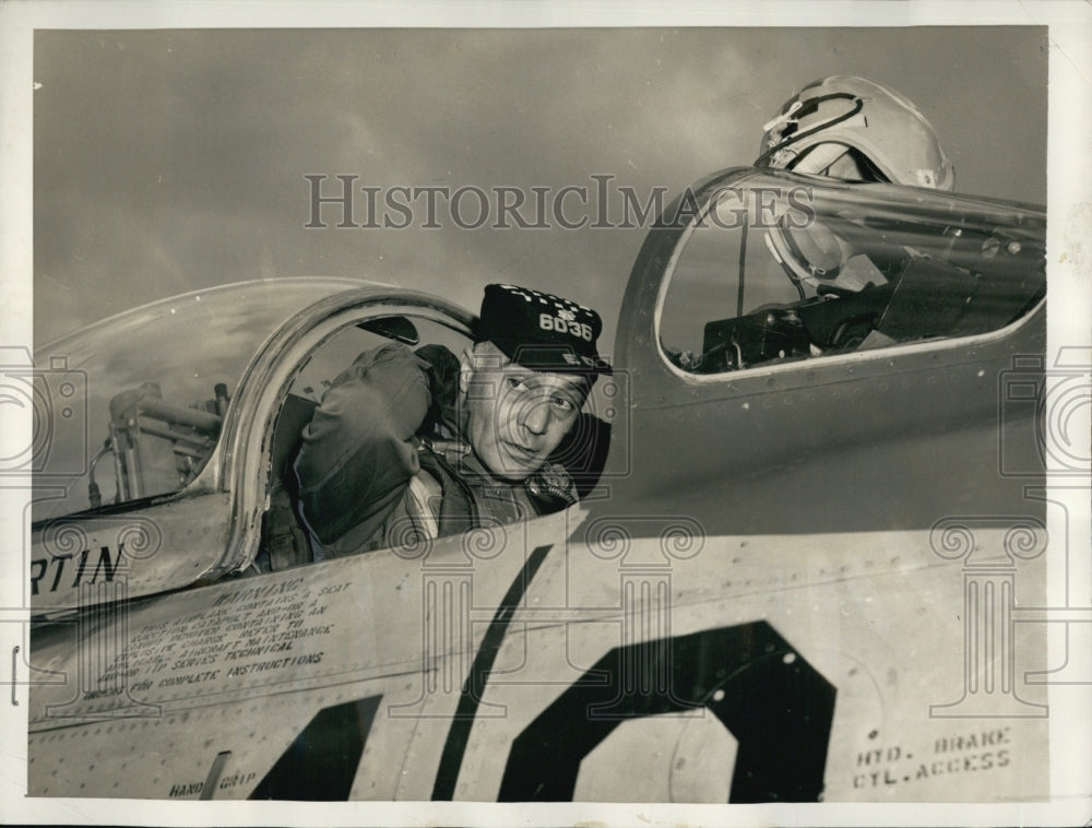 1956 Press Photo Major K.E. Martin - Historic Images