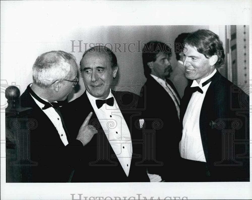 1993 Press Photo Richard Dreyfuss, Henry Mancini And Christopher Reeve - Historic Images