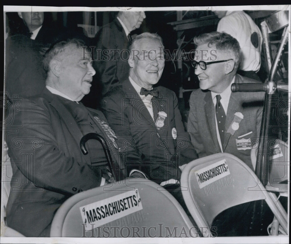 1964 Press Photo Republican National Convention Massachusets Martin Herter - Historic Images