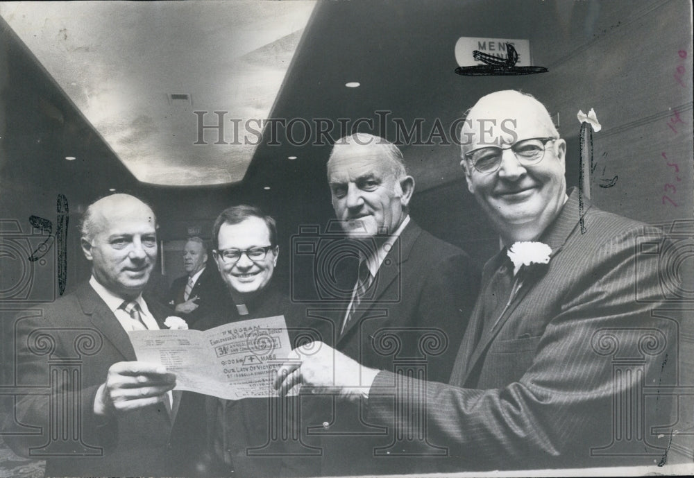 1969 Press Photo U.S. Post Man&#39;s Mass And Communion Breakfast - Historic Images