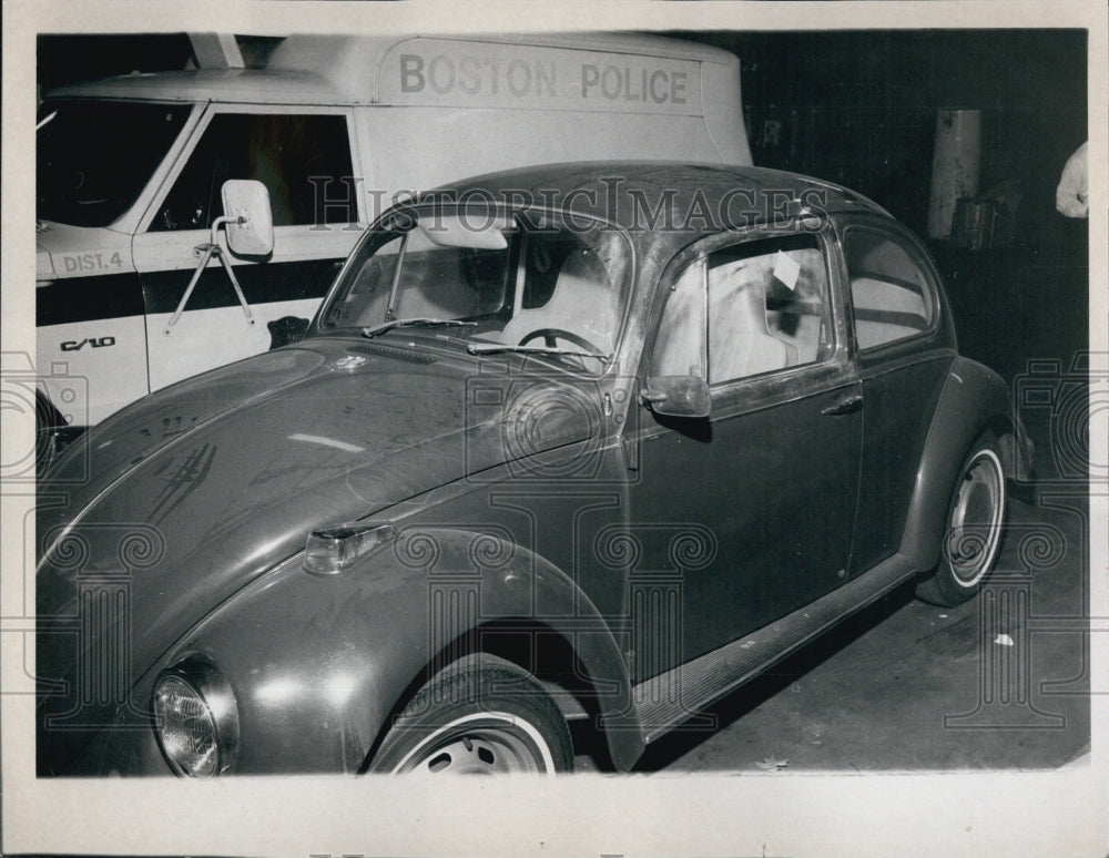 1971 Press Photo Car Mayor White Plans to Used in Campaign - Historic Images