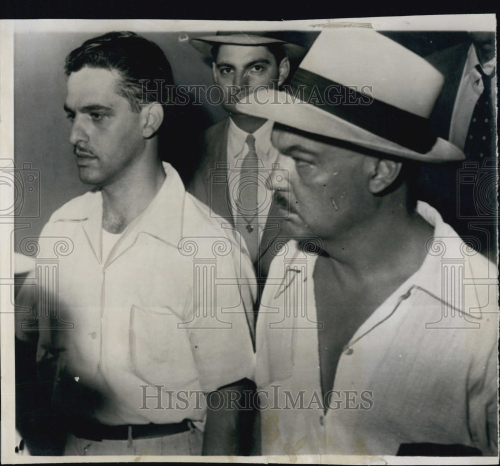 1953 Joseph Kuzma &amp; Sherman Labivitz Communist Arrested in FBI Raids - Historic Images