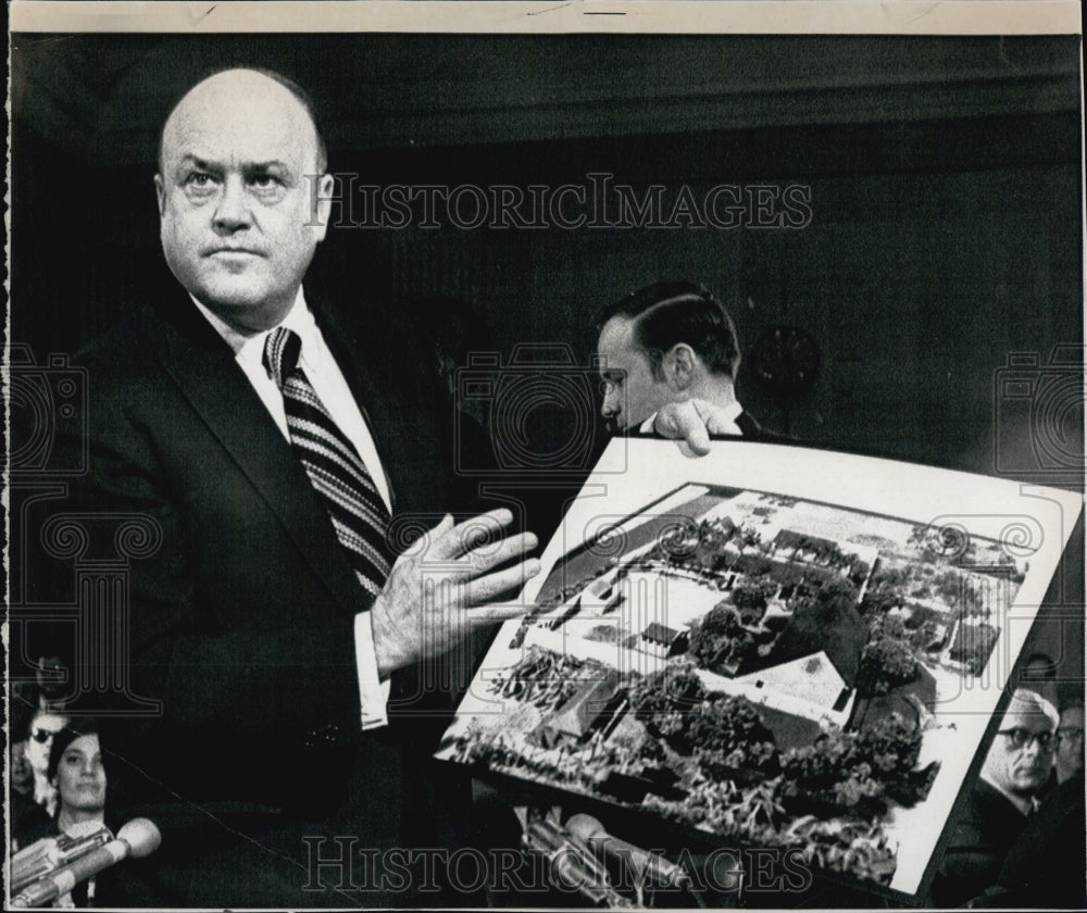 1970 Press Photo US Defense Secretary Melvin Laird - Historic Images