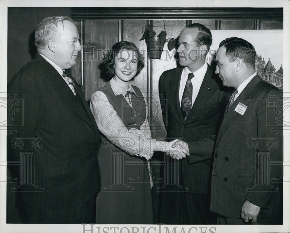 1951 Publicity Club of Boston Suffolk Univ Walter Burse, Wlm Cavanau - Historic Images