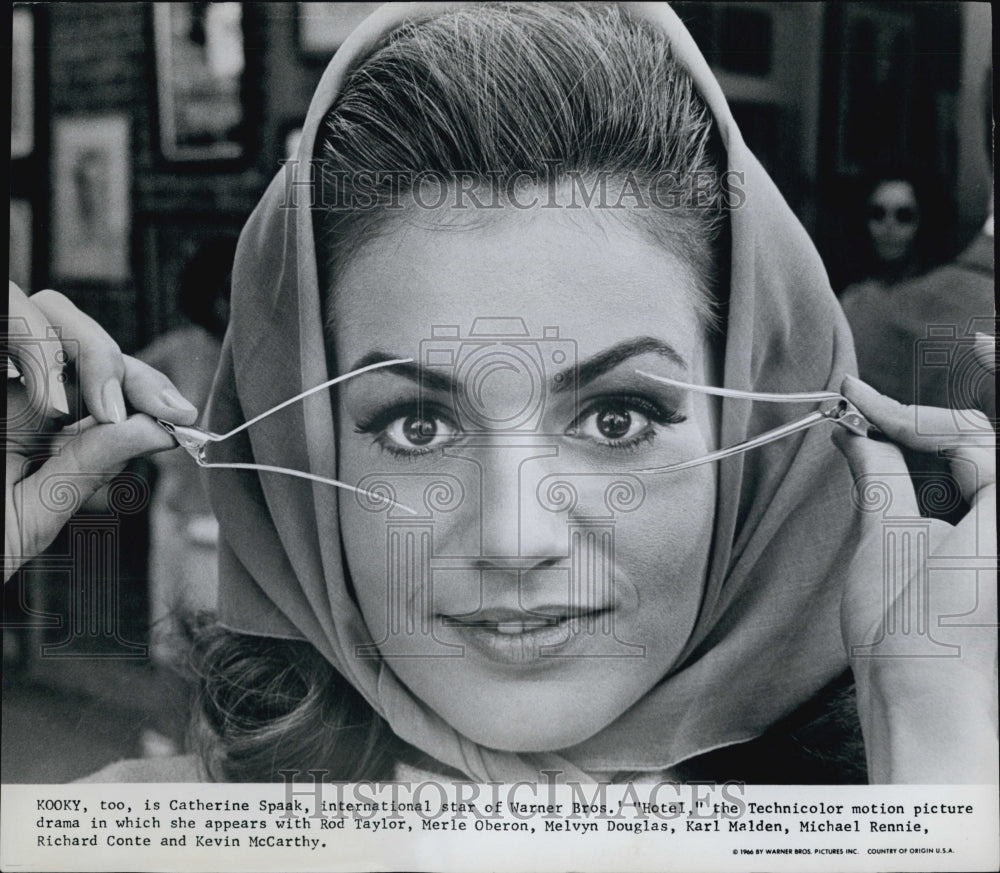 1966 Press Photo Catherine Spaak - Historic Images