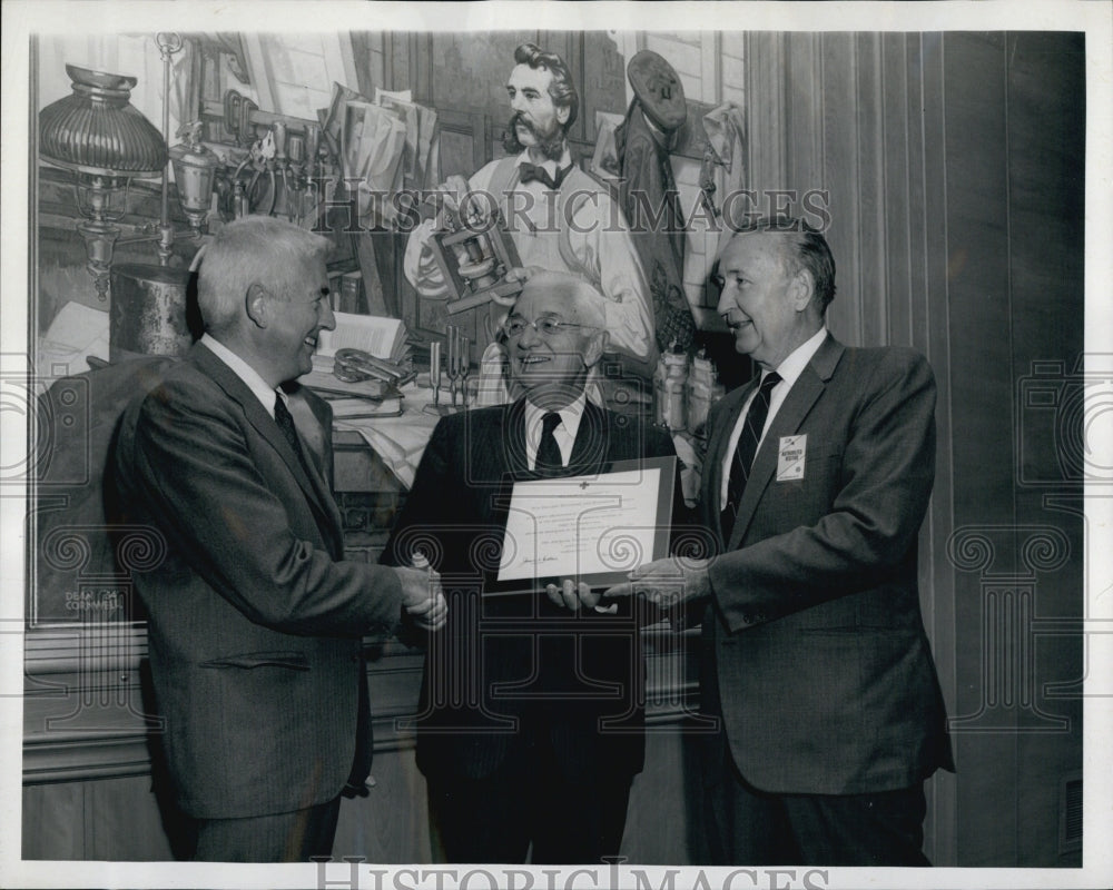 1970 Press Photo Ceremony Honoring New England Telephone - Historic Images