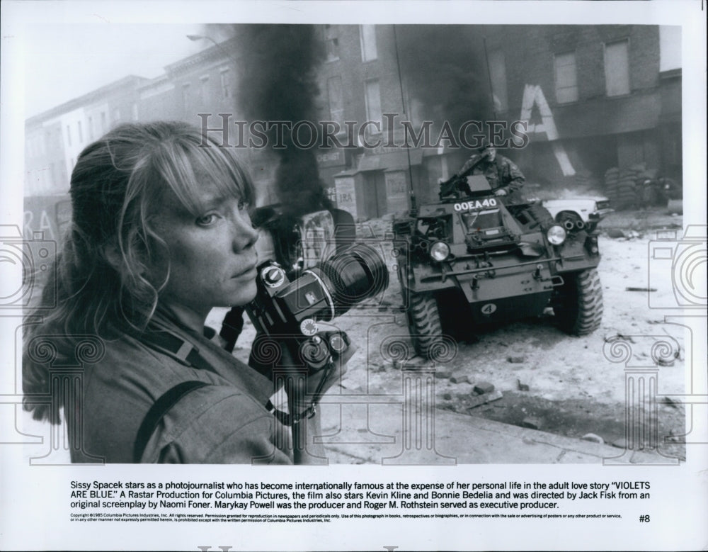 1985 Press Photo Sissy Spacek - Historic Images