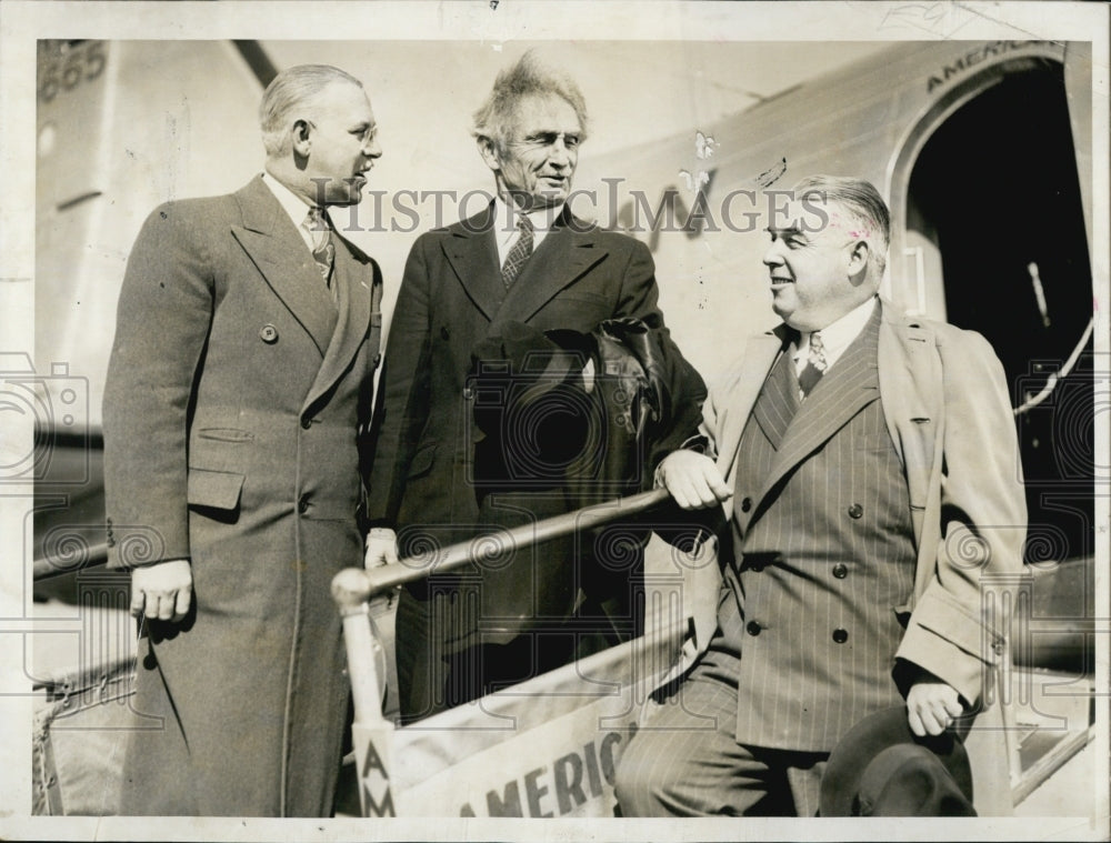 1940 Louis Brems, Bernarr MacFadden And Joseph Timulty - Historic Images